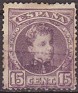 Spain 1901 Alfonso XIII 15 CTS Violeta Edifil 246. España 246 5. Subida por susofe